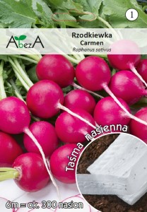 Rzodkiewka Carmen na taśmie nasiona 6 metrów